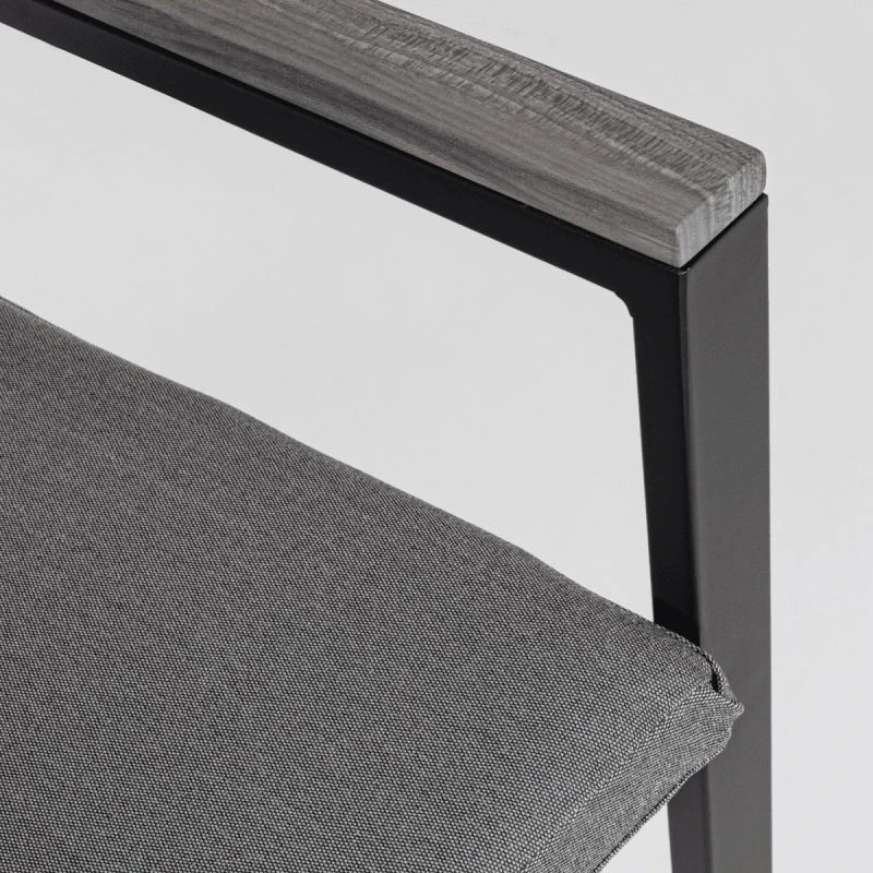 Fauteuil De Jardin BELMAR Anthracite â Image 5