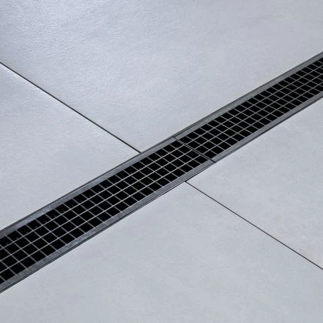 Grille Noire Strong Clipsable 1000x130mm - Caniveau Standard Classe A15 â Image 2